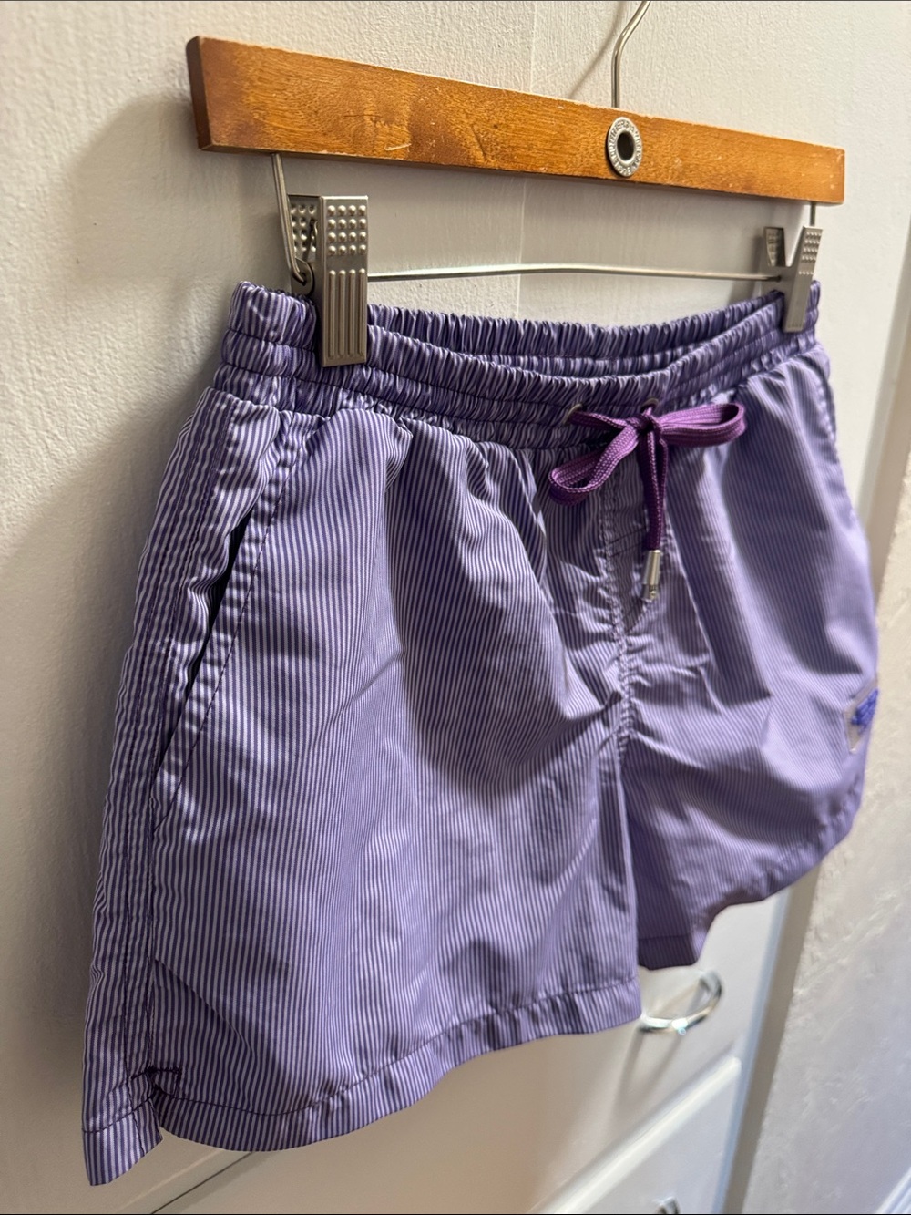 Men’s ES Collection Lavender Swim Shorts - Picture 5 of 7